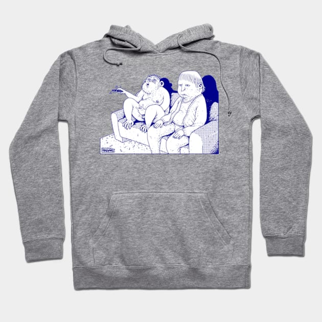 Channel Basher (Cut-out version) Hoodie by tom af brockbrock